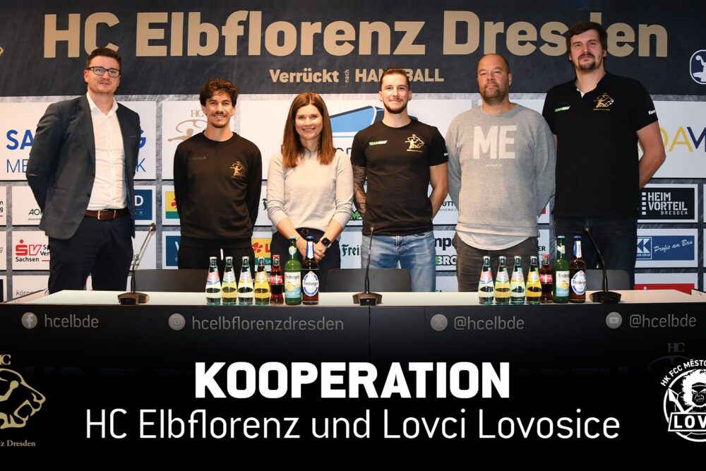 Lovci navázali spolupráci s bundesligovým týmem HC Elbflorenz Dresden!